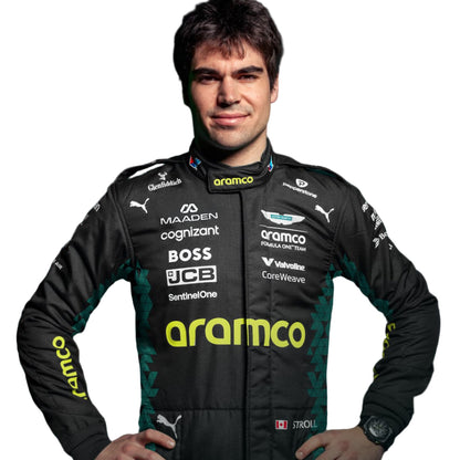 Lance Stroll 2025 Aston Martin F1 Race Suit – US GP - F1 Vintage Racewear