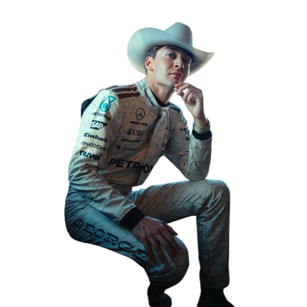 George Russell 2025 Mercedes F1 Race Suit - US GP