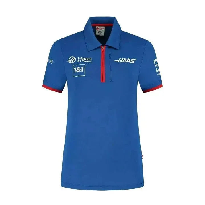 Haas Racing F1 2022 Women's Team Fitted Polo Shirt