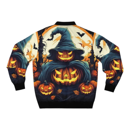 Halloween Jack O Lantern Unisex Bomber Jacket