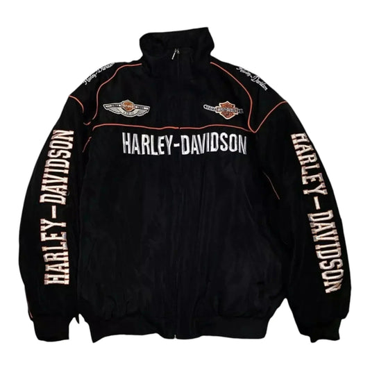 Harley Davidson Unisex Embroidered Racing Jacket