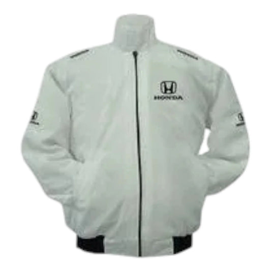 Honda S2000 Racing Jacket White - F1 Vintage Racewear
