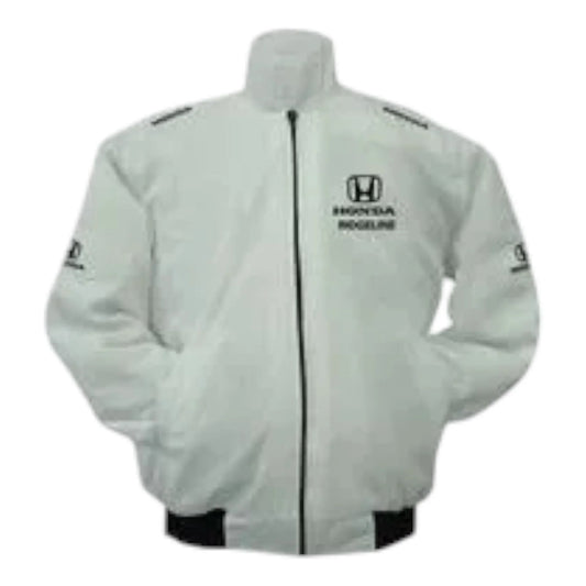Honda Ridgeline Racing Jacket White - F1 Vintage Racewear