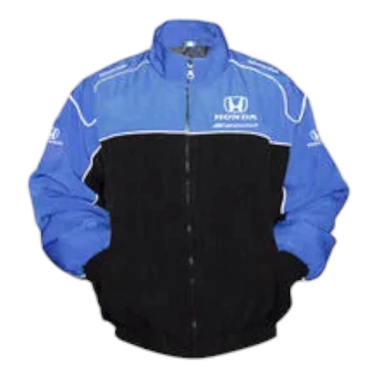Honda S2000 Racing Jacket Blue and Black - F1 Vintage Racewear