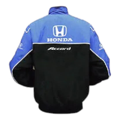 Honda Accord Racing Jacket Blue and Black