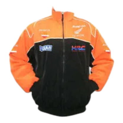 Honda Repsol Snap-on Racing Jacket Black and Orange