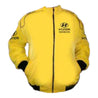 Hyundai Genesis Racing Jacket Yellow and Black - Vintage F1 Racewear