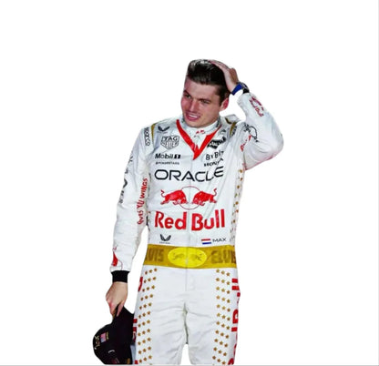 2023 Las Vegas Max Verstappen Red Bull F1 Race Suit - F1 Vintage Racewear