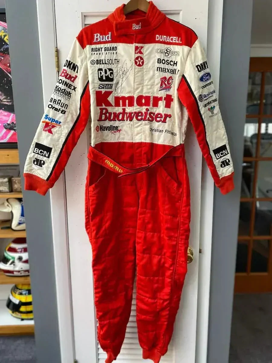 1997 Christian Fittipaldi Signed Newman-Haas Momo IndyCar Suit - F1 Vintage Racewear