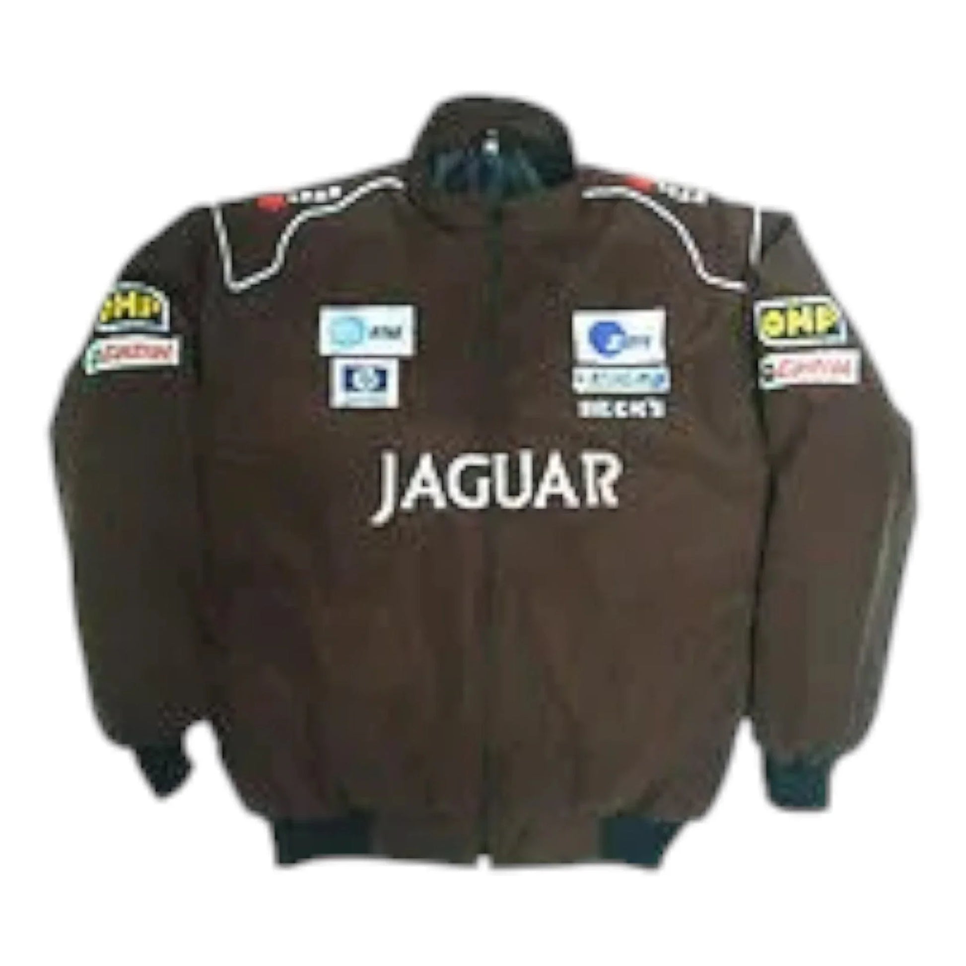 Jaguar Car Jacket Brown - F1 Vintage Racewear