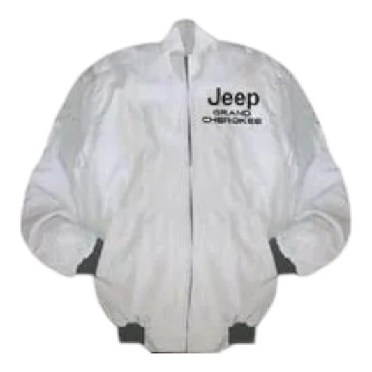 Jeep Grand Cherokee Racing Jacket White - F1 Vintage Racewear