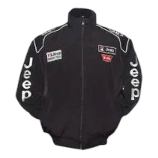 Jeep Racing Jacket Black - F1 Vintage Racewear
