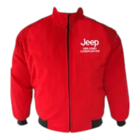 Grand Cherokee Racing Jacket Red - F1 Vintage Racewear