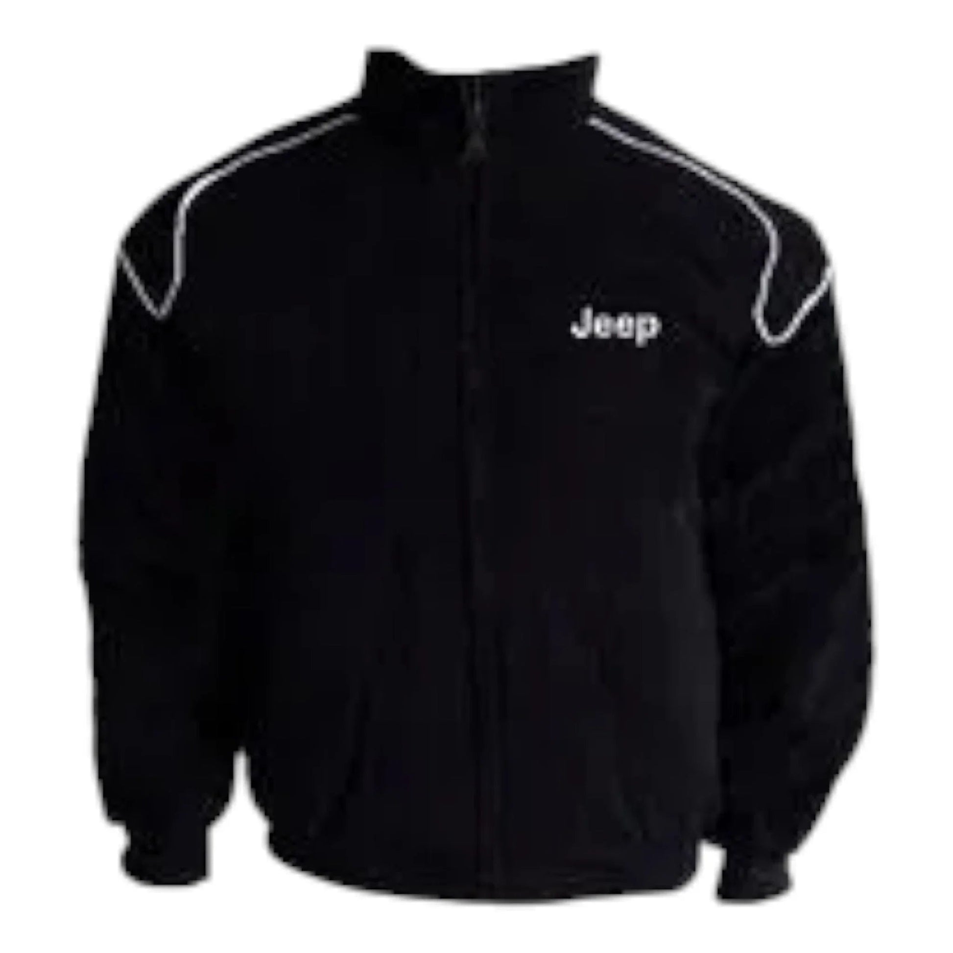 Jeep Racing Jacket Black with Piping