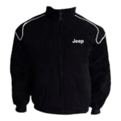 Jeep Racing Jacket Black with Piping