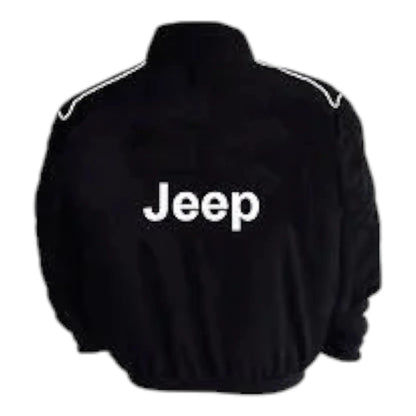 Jeep Racing Jacket Black with Piping