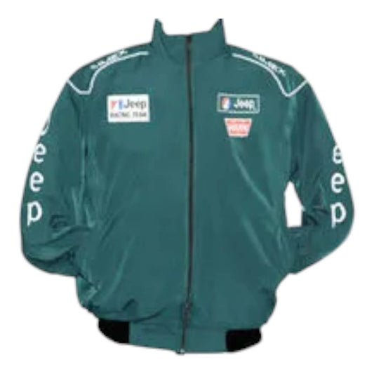 Jeep Racing Jacket Dark Green - F1 Vintage Racewear