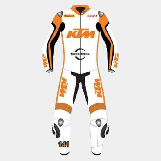 KTM Leather Suit – Premium Motorcycle Racing Suit for Riders