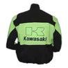 Kawasaki Bridgestone Motorcycle Jacket Black and Green