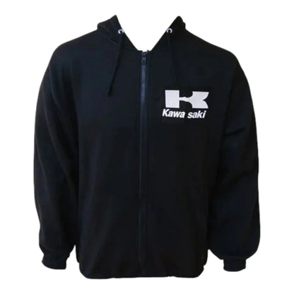 Kawasaki Motocross Hoodie Sweatshirt - F1 Vintage Racewear