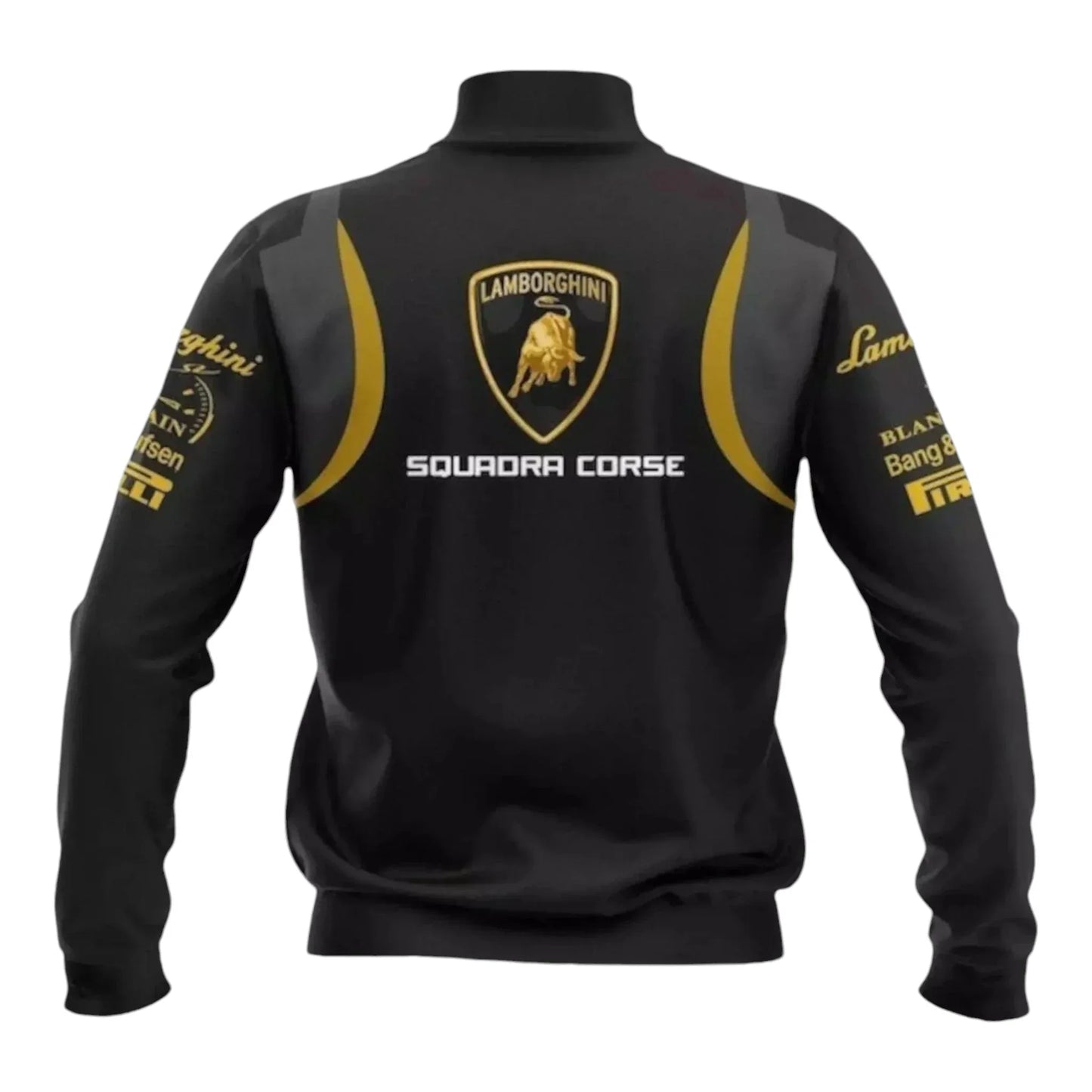 Lamborghini Over Print Custom Bomber Jacket - F1 Vintage Racewear