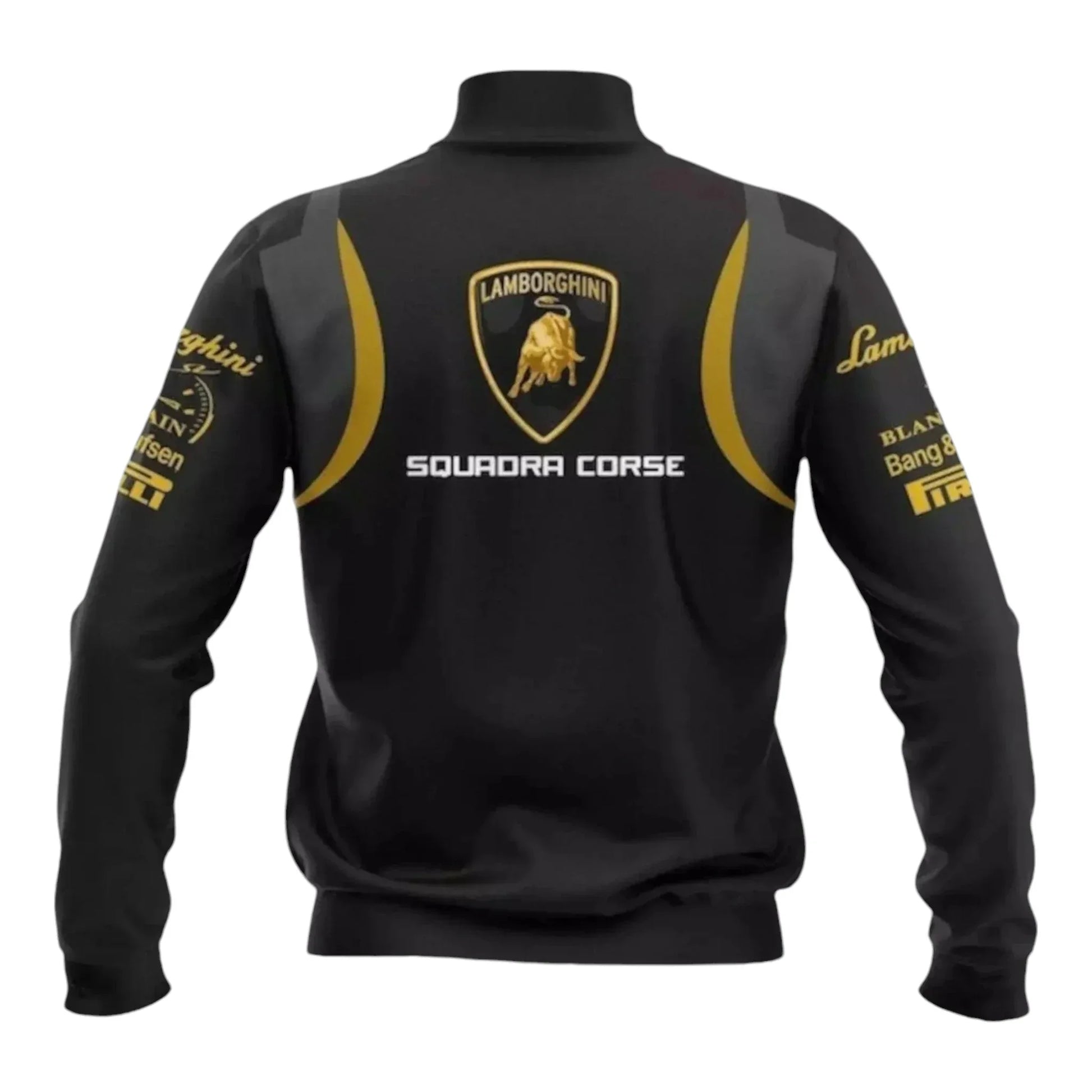 Lamborghini Over Print Custom Bomber Jacket - F1 Vintage Racewear