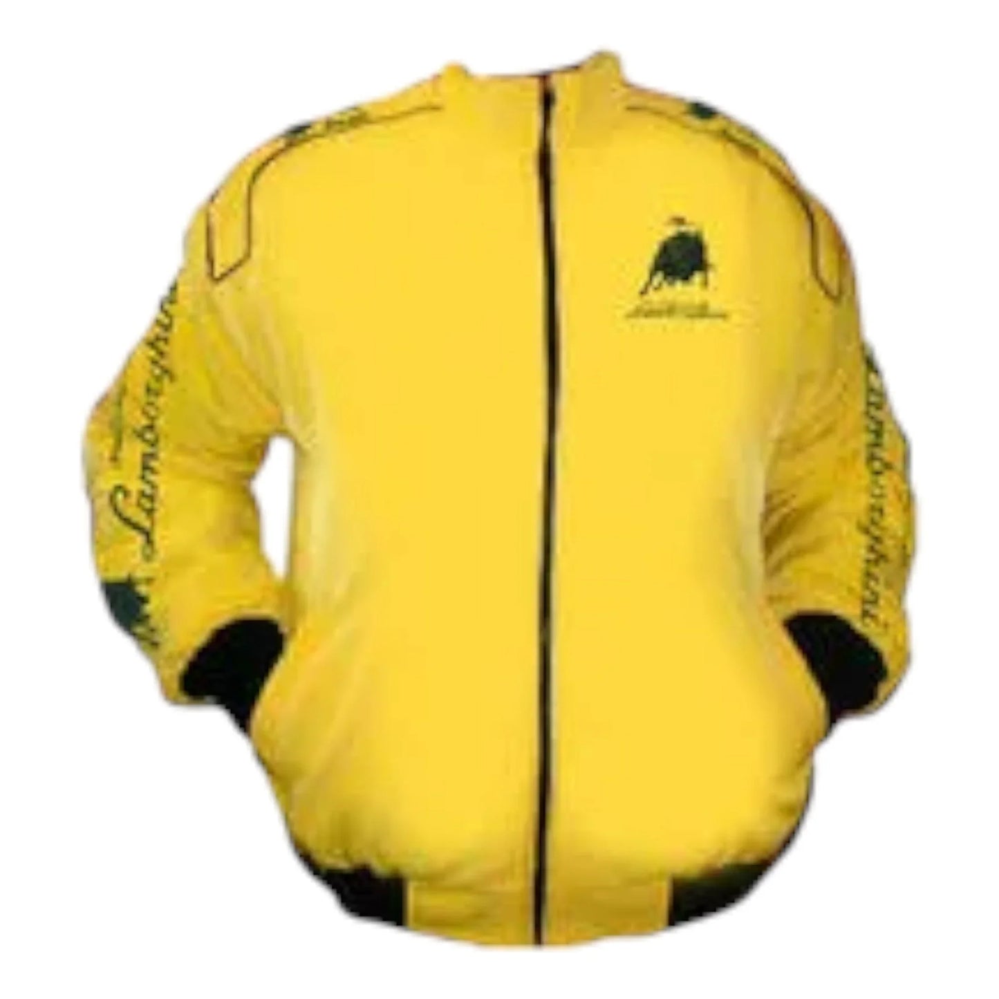Lamborghini Automobili Racing Jacket Yellow - F1 Vintage Racewear