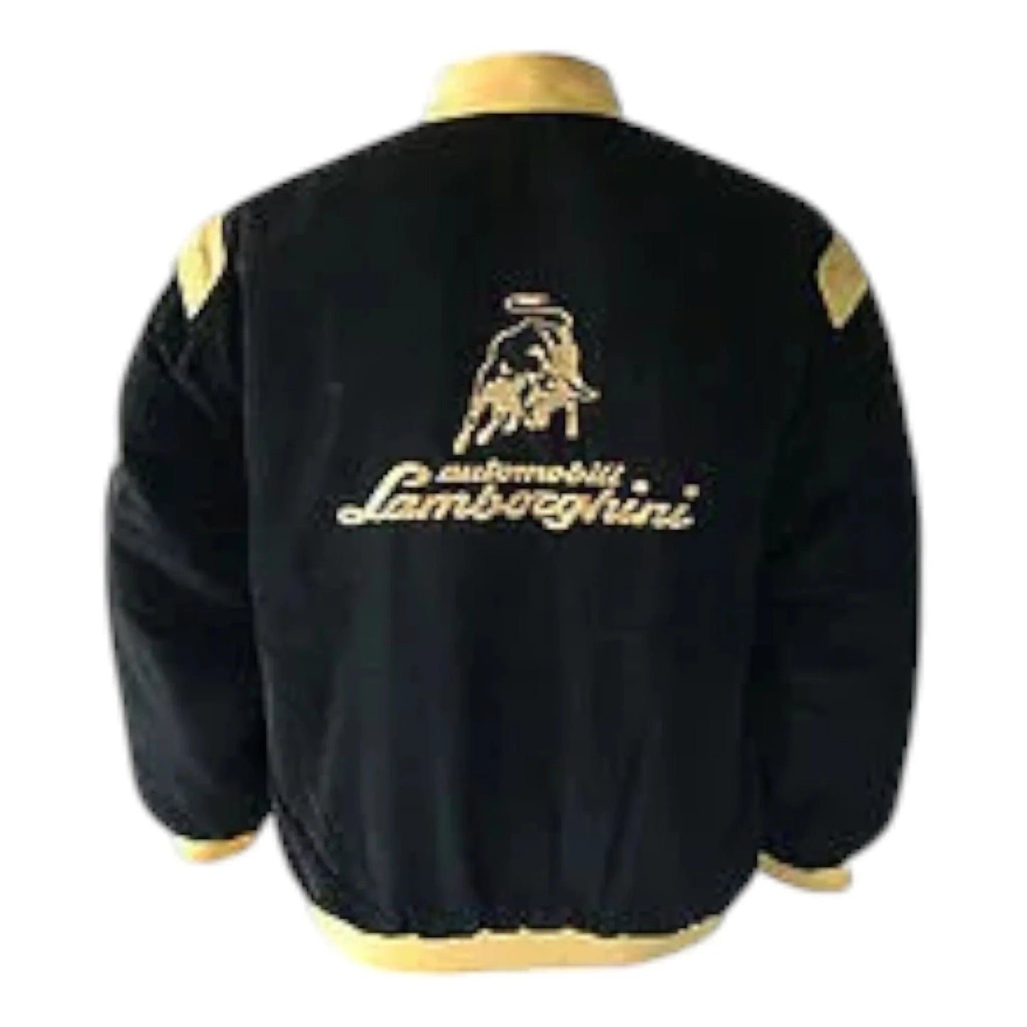 Lamborghini Racing Jacket Black and Yellow