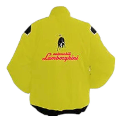 Lamborghini Racing Jacket Yellow and Black