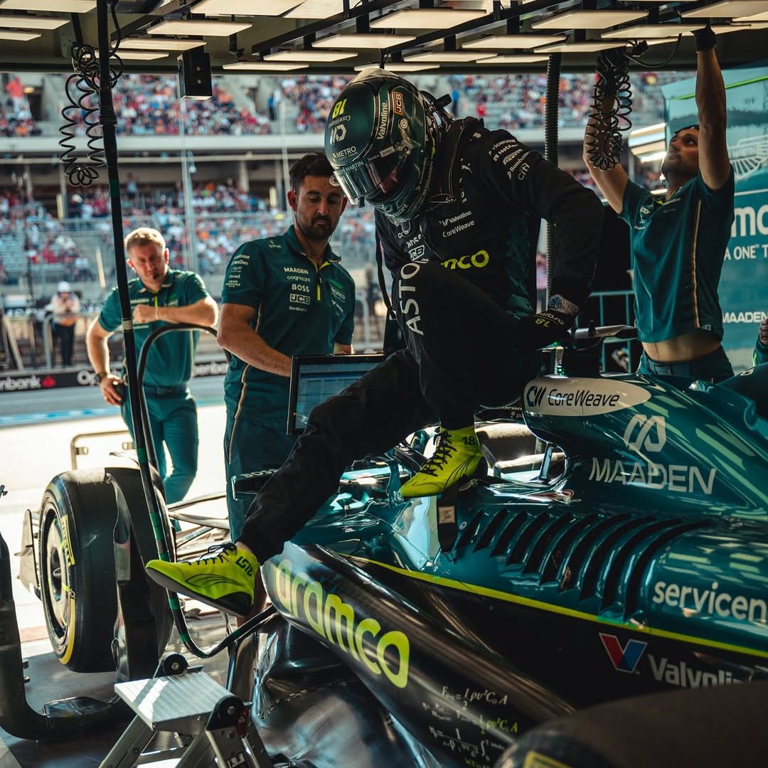Lance Stroll 2025 Aston Martin F1 Race Suit – US GP