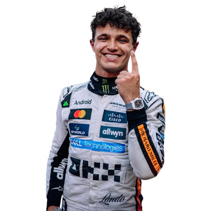 Lando Norris 2025 McLaren Formula 1 Race Suit - Monaco GP