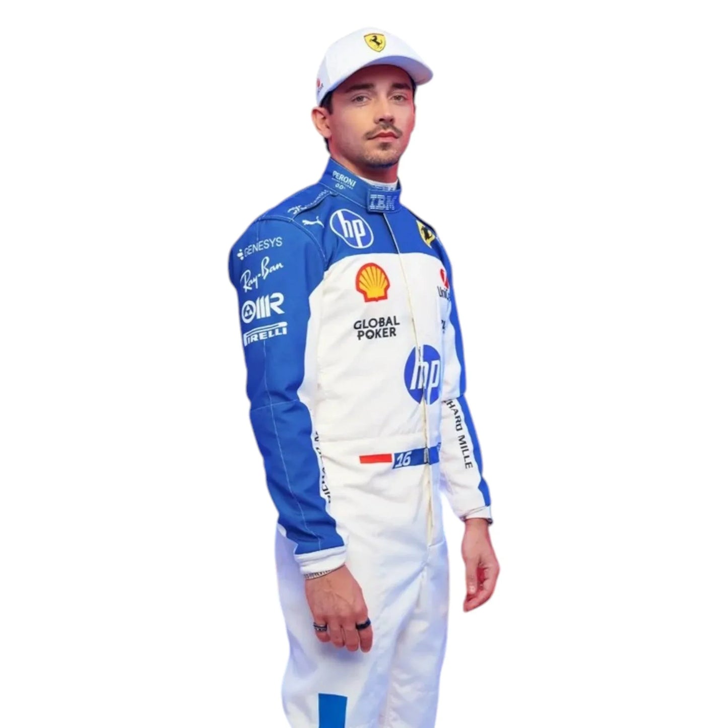 Lewis Hamilton 2025 Ferrari HP Race Suit - Miami GP
