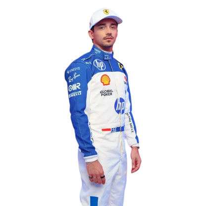 Lewis Hamilton 2025 Ferrari HP Race Suit - Miami GP