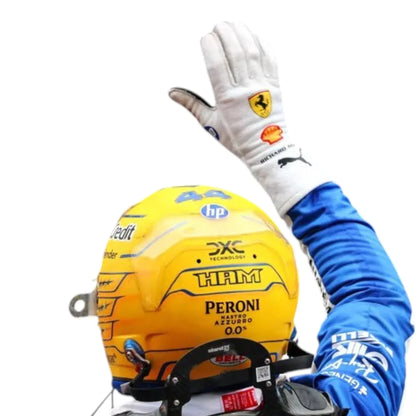 Lewis Hamilton 2025 Ferrari HP Racing Gloves | Miami GP