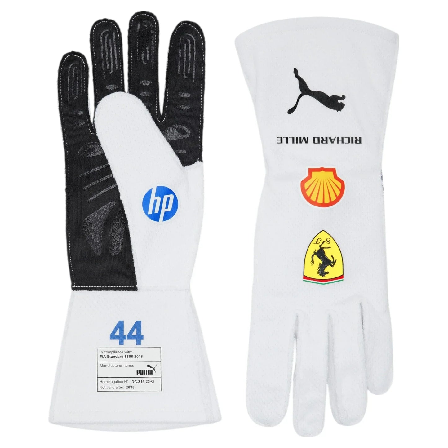 Lewis Hamilton 2025 Ferrari HP Racing Gloves | Miami GP