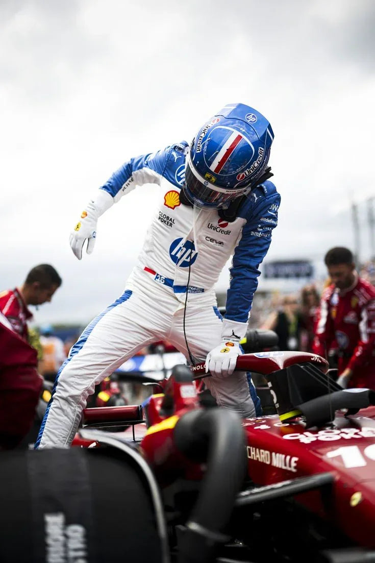 Lewis Hamilton 2025 Ferrari HP Racing Gloves | Miami GP