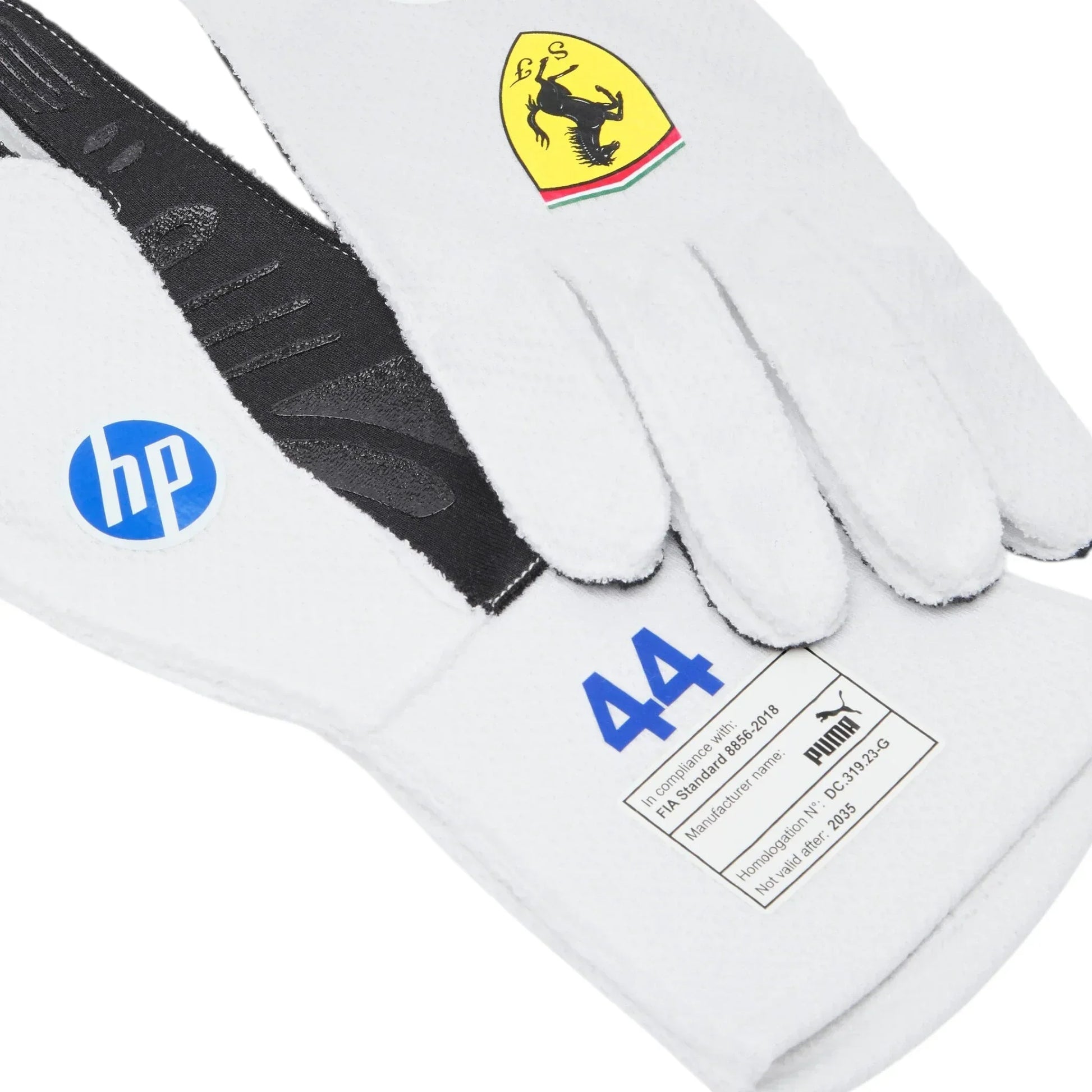 Lewis Hamilton 2025 Ferrari HP Racing Gloves | Miami GP