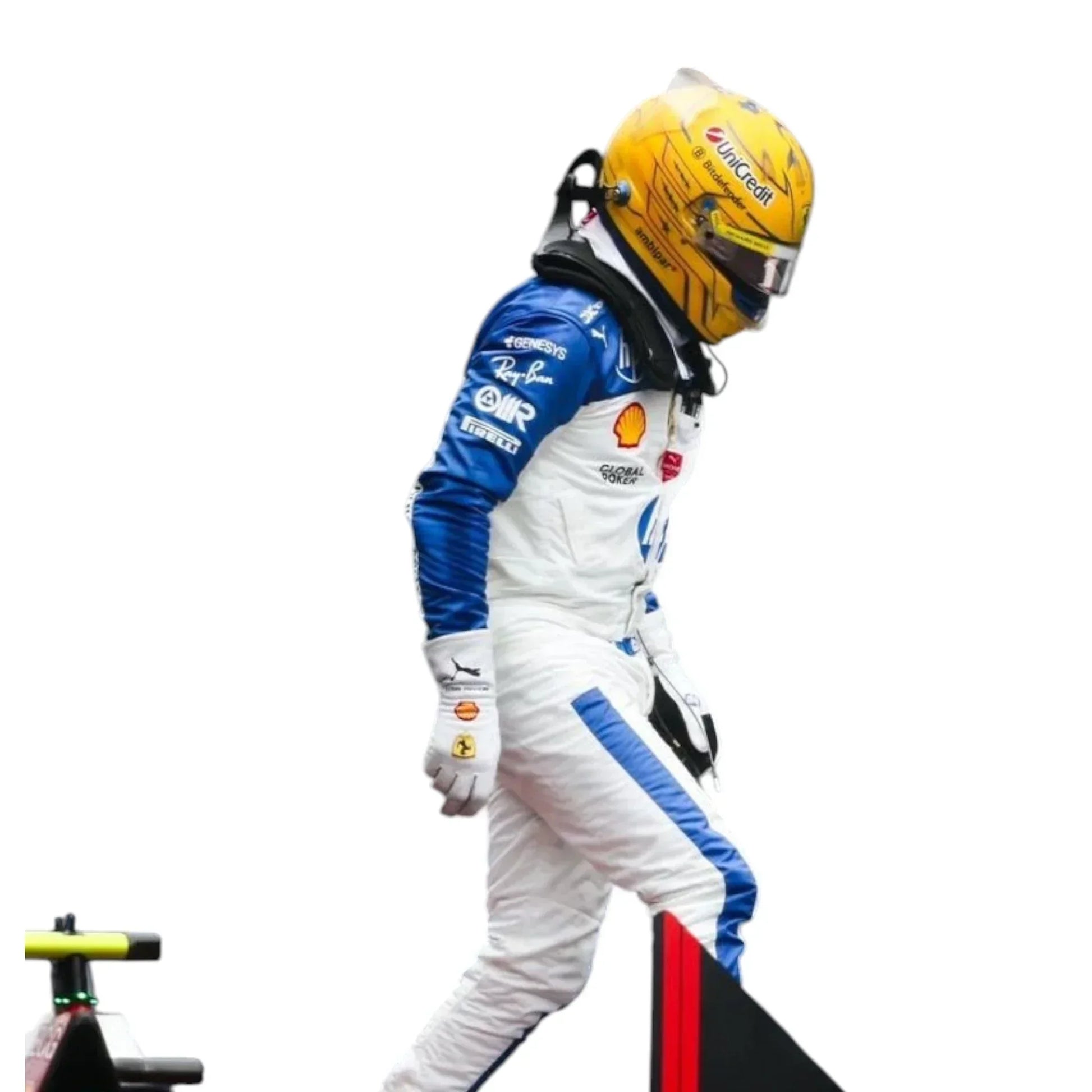 Lewis Hamilton 2025 Ferrari HP Racing Gloves | Miami GP