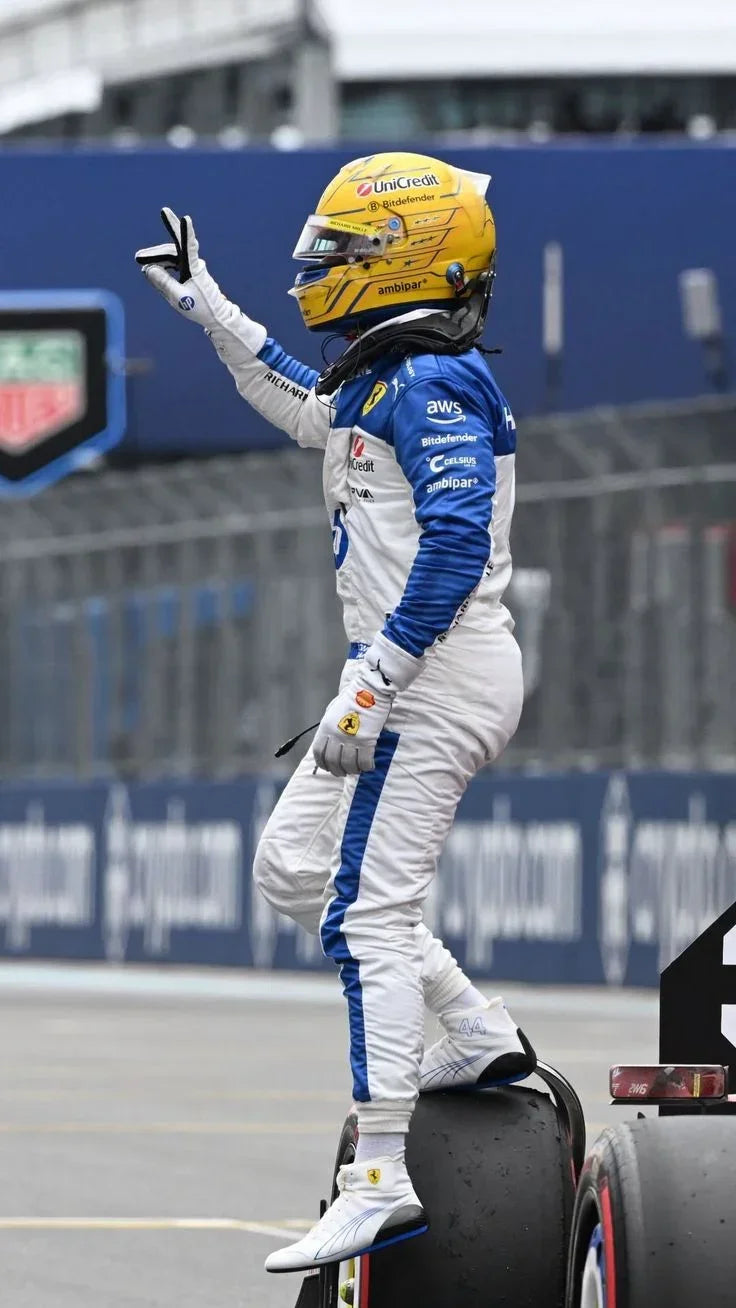 Lewis Hamilton 2025 Ferrari HP Racing Gloves | Miami GP