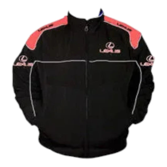 Lexus Racing Jacket Black and Red - F1 Vintage Racewear