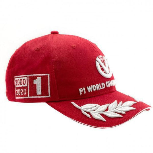 MICHAEL SCHUMACHER CAP WORLD CHAMPION 2000 LIMITED EDITION RED
