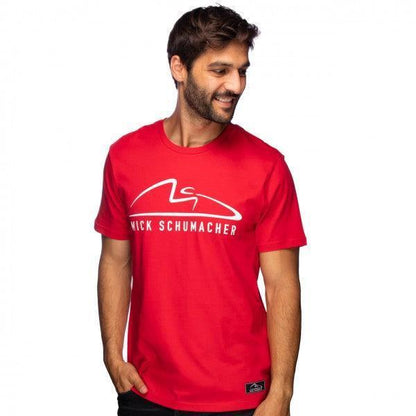 MICK SCHUMACHER T-SHIRT SPEED LOGO RED