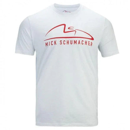 MICK SCHUMACHER T-SHIRT SPEED LOGO WHITE