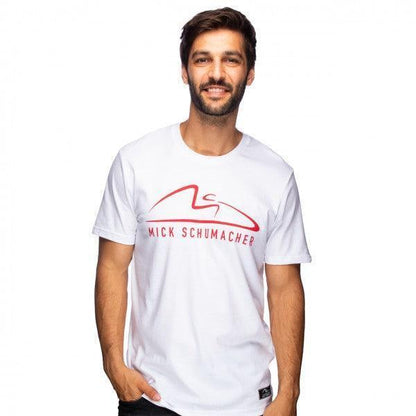 MICK SCHUMACHER T-SHIRT SPEED LOGO WHITE