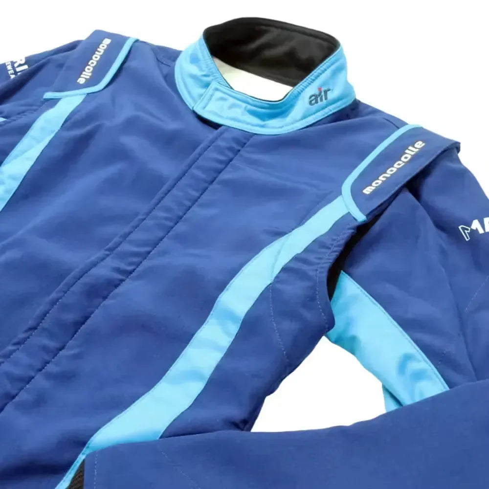 Marina FIA Blue Custom Racing Suits - F1 Vintage Racewear