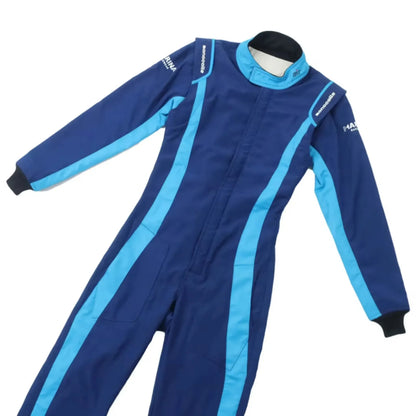 Marina FIA Blue Custom Racing Suits - F1 Vintage Racewear