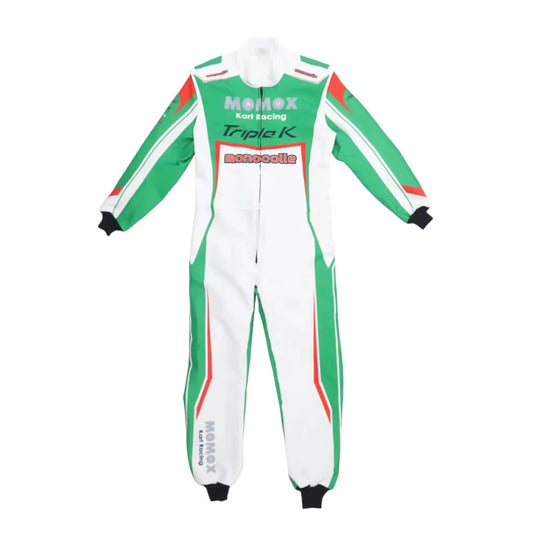 Marina Green Racing Kart Suits - F1 Vintage Racewear