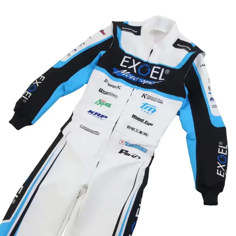 Marina Unic Exgel Tokiya Suzuki Racing Kart Suit - F1 Vintage Racewear