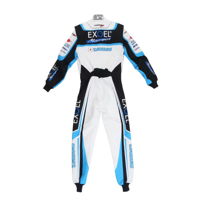 Marina Unic Exgel Tokiya Suzuki Racing Kart Suit - F1 Vintage Racewear