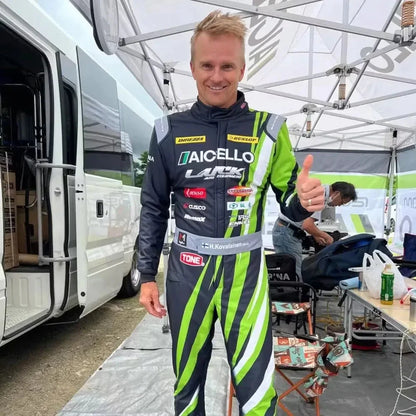 Marina Unic Heikki Kovalainen Aicello Rally Suits - F1 Vintage Racewear